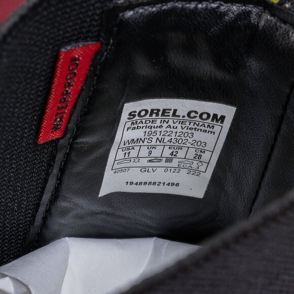 Sorel Women Brex Waterproof Burgundy Leather Chelsea Ankle Boots size 11 - Picture 7 of 8